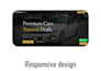 build a premium responsive front end website